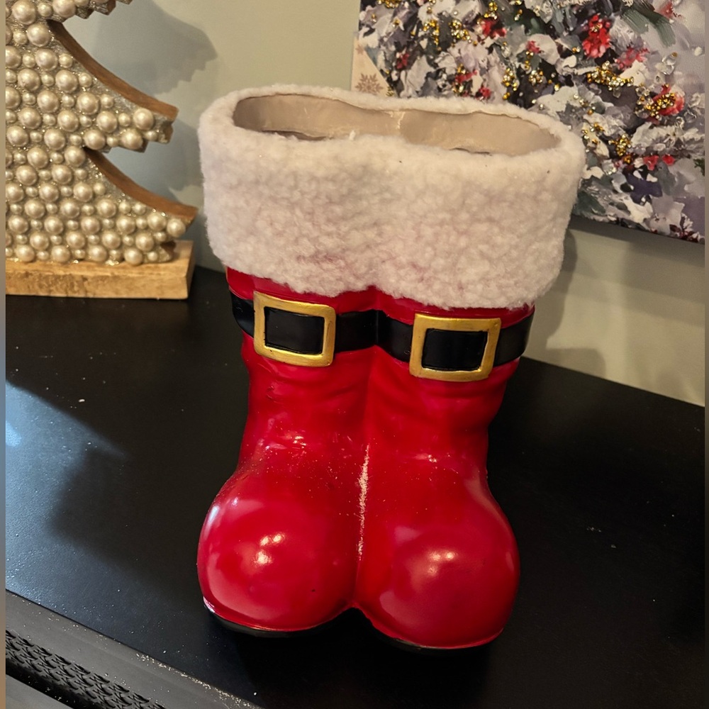 Small decorative Santa boots 🎅🏼
